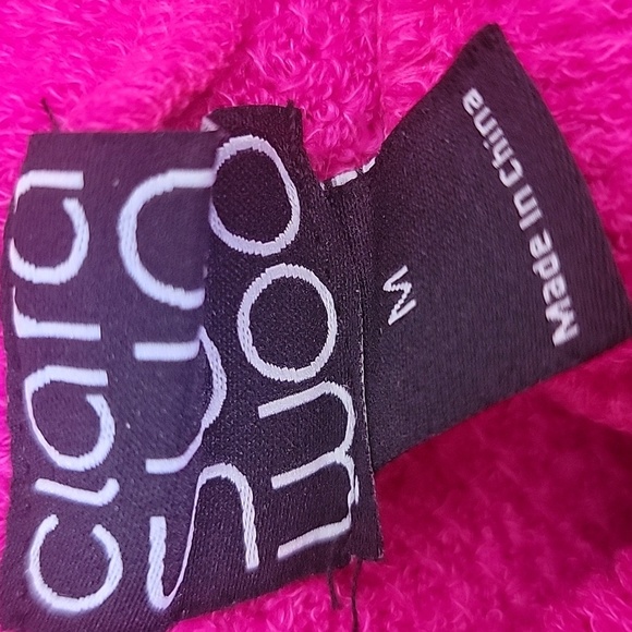 Clara Sunwoo - Cozy Turtle Neck Sweater Ribbed - Hot Pink Size Medium - Picture 9 of 10